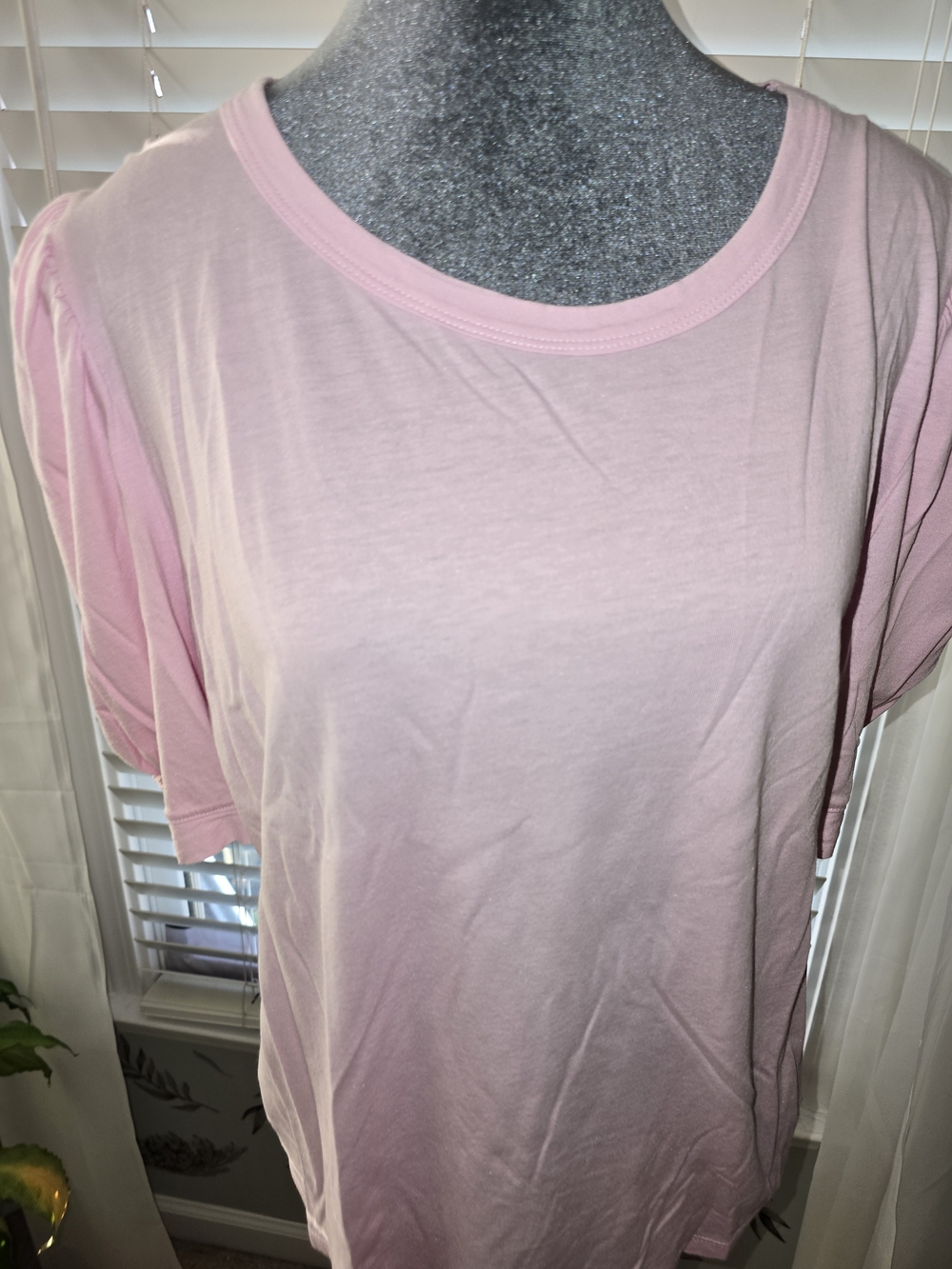 a new day Light Pink Short Sleeve Crewneck Tee